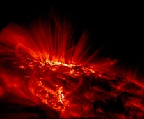 4. Sunspot Loops on Sol (our Sun). Photo Credit: Sunspot Loops, Solar System Exploration (http://solarsystem.nasa.gov), National Aeronautics and Space Administration (NASA, http://www.nasa.gov), Government of the United States of America (USA).
