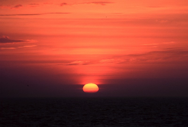 1. The Setting of the Sun. Photo Credit: Commander John Bortniak, NOAA Corps (ret.); National Oceanic and Atmospheric Administration Photo Library (http://www.photolib.noaa.gov, corp2750), NOAA Corps Collection, NOAA Central Library, National Oceanic and Atmospheric Administration (NOAA, http://www.noaa.gov), United States Department of Commerce (http://www.commerce.gov), Government of the United States of America (USA).