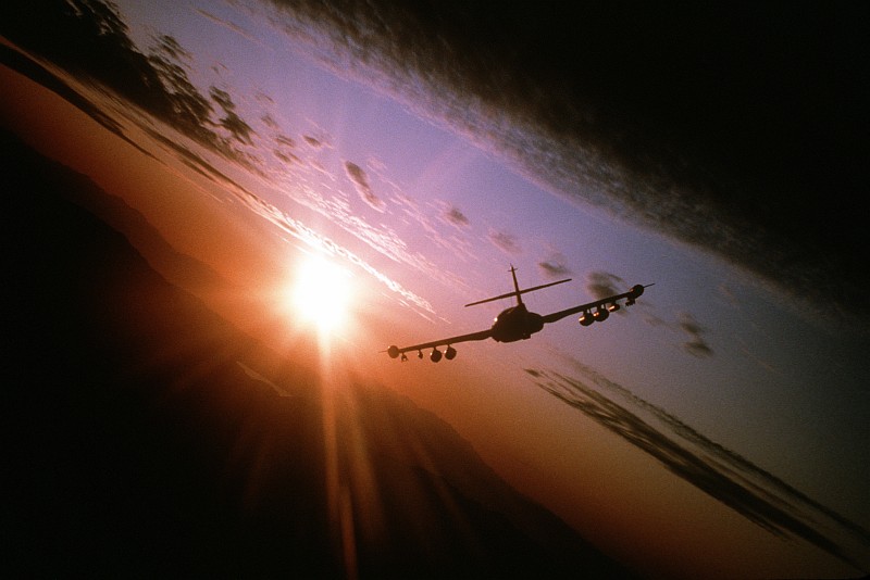 57. The Rising of the Sun -- Early Morning, January 1, 1995 or January 1, 1985, State of California, USA. Photo Credit: Staff Sgt. (SSGT) Bob Simons, United States Air Force (USAF, http://www.af.mil); Defense Visual Information Center (DVIC, http://www.DoDMedia.osd.mil, DFST8506018) and United States Air Force (USAF, http://www.af.mil), United States Department of Defense (DoD, http://www.DefenseLink.mil or http://www.dod.gov), Government of the United States of America (USA).