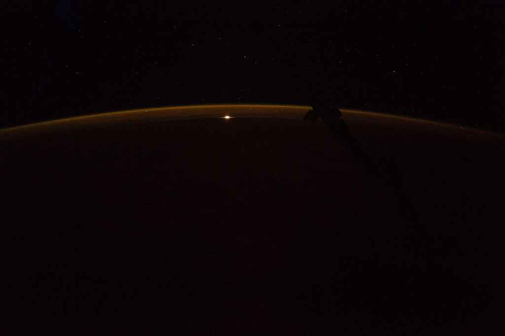 As Seen From the International Space Station (Expedition 53), Latitude: 27.8, Longitude: -146.1, Altitude: 216 Nautical Miles, Sun Azimuth: 341 degrees, Sun Elevation Angle: -80 degrees. Photo Credit: ISS053-E-188906, International Space Station (Expedition 53); Image courtesy of the Earth Science and Remote Sensing Unit, NASA Johnson Space Center, https://eol.jsc.nasa.gov. National Aeronautics and Space Administration (NASA, http://www.nasa.gov), Government of the United States of America (USA).