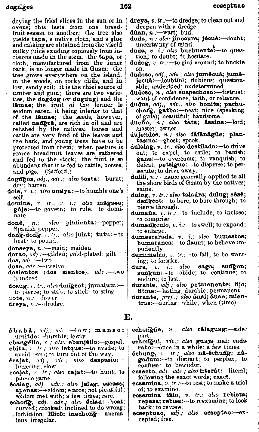 Chamorrobible.org - Dictionary And Grammar Of The Chamorro Language Of 