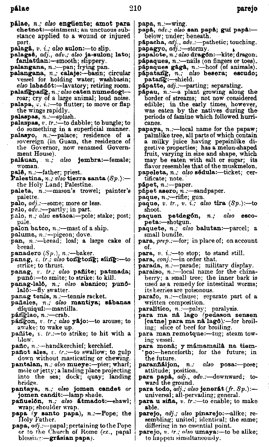 Chamorrobible.org - Dictionary And Grammar Of The Chamorro Language Of 