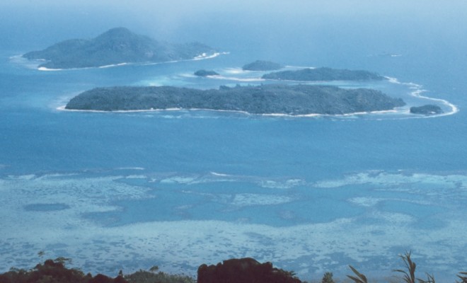 A Group of Seychelles Islands in the Indian Ocean. Mahe, Republic of Seychelles (Seychelles). Photo Credit: NOAA Central Library, National Oceanic and Atmospheric Administration Photo Library (http://www.photolib.noaa.gov, geod0361, "Mahe, Seychelles Islands"), Geodesy Collection, National Oceanic and Atmospheric Administration (NOAA, http://www.noaa.gov), United States Department of Commerce (http://www.commerce.gov), Government of the United States of America (USA).