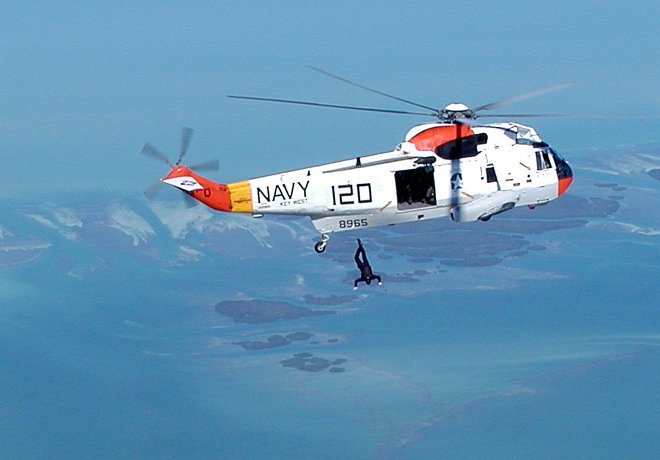 From An Altitude of 10,000 Feet on a Cloudless November 6, 2004, a Member of the United States Special Operations Command (USSOCOM) Parachute Team Has a Beautiful View of Key West, State of Florida, USA. Photo Credit: Journalist 1st Class Trice Denny, Navy NewsStand - Eye on the Fleet Photo Gallery (http://www.news.navy.mil/view_photos.asp, 041106-N-4779D-038), United States Navy (USN, http://www.navy.mil), United States Department of Defense (DoD, http://www.DefenseLink.mil or http://www.dod.gov), Government of the United States of America (USA).