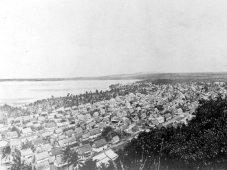 1. Hag�t�a (circa 1912), Territory of Guam, USA. Photo Credit: War in the Pacific National Historical Park (WAPA, http://www.npswapa.org), WAPA Gallery (http://www.npswapa.org/gallery, Guam, Pre-war Hagatna (Agana) and Asan, B1144agana.jpg), National Park Service (NPS, http://www.nps.gov), United States Department of the Interior (http://www.doi.gov), Government of the United States of America (USA). See also "Agana from Santa Cruz" <http://hdl.loc.gov/loc.pnp/cph.3d01892> from the Prints and Photographs Online Catalog, The Library of Congress, USA.