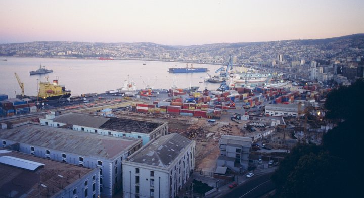 1. The City of Valparaiso as Seen From a Hill During the Day, 1994-95 Austral Summer, Republica de Chile. Photo Credit: Lieutenant Philip Hall, NOAA Corps; National Oceanic and Atmospheric Administration Photo Library (http://www.photolib.noaa.gov, corp3014), NOAA Corps Collection, National Oceanic and Atmospheric Administration (NOAA, http://www.noaa.gov), United States Department of Commerce (http://www.commerce.gov), Government of the United States of America (USA).