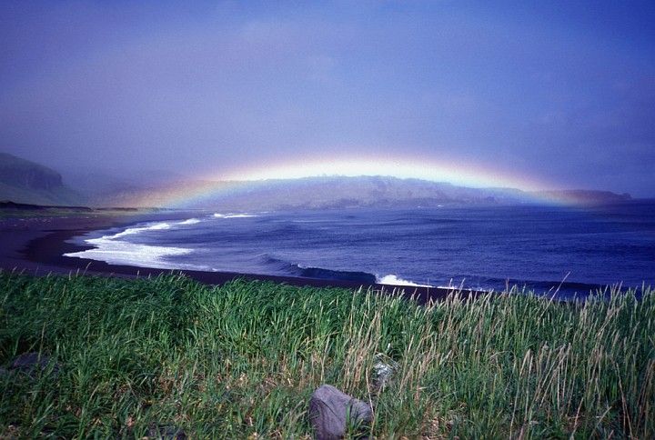 A Beautiful Rainbow Over Lava Point, Alaska Maritime National Wildlife Refuge, Seguam Island, Aleutian Islands, State of Alaska, USA. Photo Credit: Steve Ebbert, Alaska Image Library, United States Fish and Wildlife Service Digital Library System (http://images.fws.gov, AMNWR/0002653/Ebbert S), United States Fish and Wildlife Service (FWS, http://www.fws.gov), United States Department of the Interior (http://www.doi.gov), Government of the United States of America (USA).