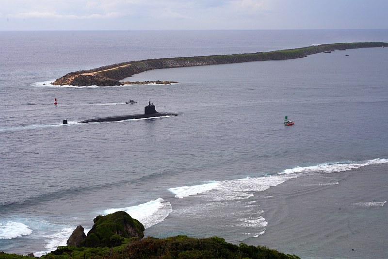 Apra Harbor, a Safe and Quiet Harbor Situated In the Powerful Philippine Sea, Located at Santa Rita, Territory of Guam, USA. Photo Credit: Mass Communication Specialist 2nd Class Edward N. Vasquez, Navy NewsStand - Eye on the Fleet Photo Gallery (http://www.news.navy.mil/view_photos.asp, 061019-N-9167V-050), United States Navy (USN, http://www.navy.mil), United States Department of Defense (DoD, http://www.DefenseLink.mil or http://www.dod.gov), Government of the United States of America (USA).