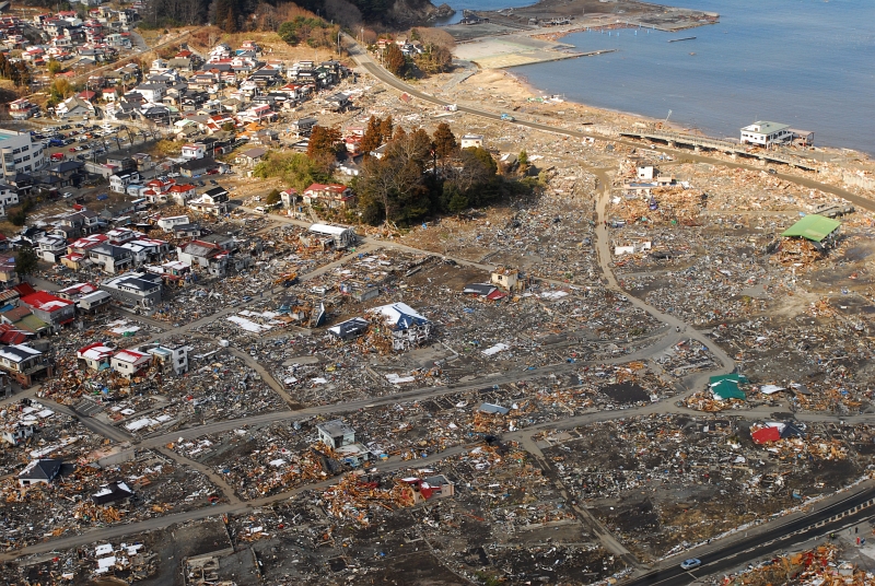 5. Debris and Rubble Cover Sukuiso, March 18, 2011, Nippon-koku (Nihon-koku) - Japan. Photo Credit: Mass Communication Specialist 3rd Class Dylan McCord, United States Navy; Defense Visual Information (DVI, http://www.DefenseImagery.mil, 110318-N-SB672-1598 and 110318-N-SB672-598) and United States Navy (USN, http://www.navy.mil), United States Department of Defense (DoD, http://www.DefenseLink.mil or http://www.dod.gov), Government of the United States of America (USA).